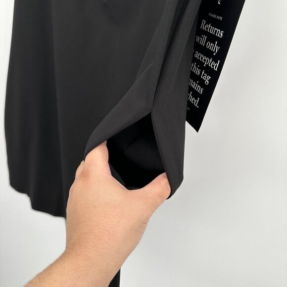 Tuckernuck Women's Black Scout Dress sz XS Collared Short Sleeve A-Line Mini - Picture 5 of 8